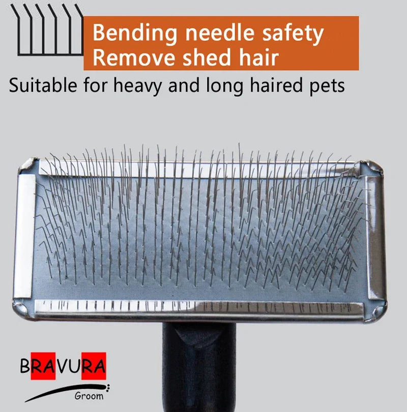 Steel Needle Pet Grooming Comb for Cats And Dogs - Hair Brush Pet Race Beauty Supplies Cat Comb Dog Comb