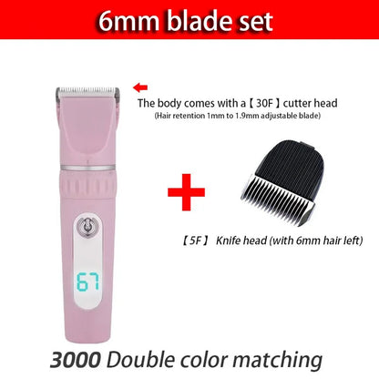 Professional Cordless Pet Grooming Kit for Dogs And Cats - Animal Clipper Kit for Efficient Hair Trimming
