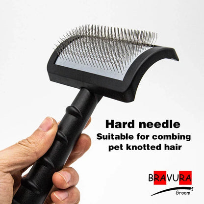 Curved comb Steel Needle Beauty Supplies Comb Cat Hair Cat Comb Dog Comb Pet Dog Hair Pet Brush pet groomer pet hair