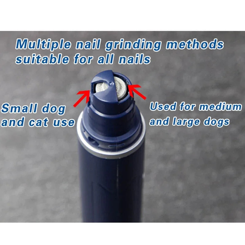 Super Quiet Electric Dog Nail Grinder Pet Nail Trimmer USB Charging Painless Operation for Small Medium Dogs