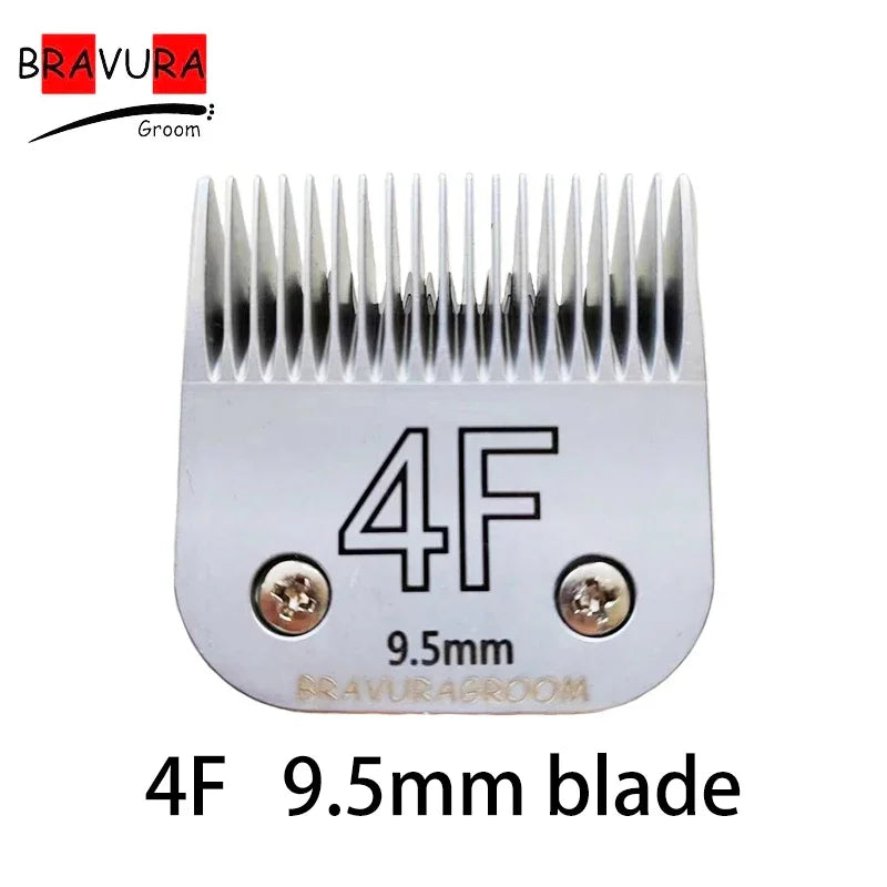 Professional Dog Clipper Precision Blade Set A5 Type Knives Adapter Compatible with Most Andis Oster Series for Pet Grooming
