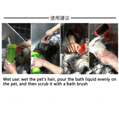Pet bath brush dog bath brush, beauty products comb cat and dog comb pet beautician cleaning products Pet bath massage brush