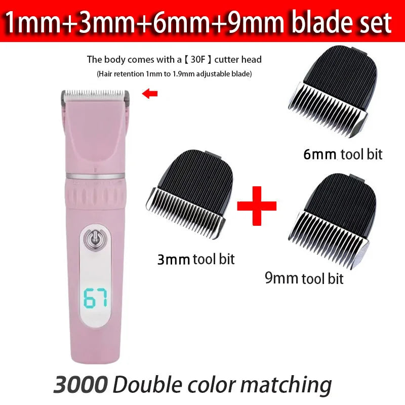 Professional Cordless Pet Grooming Kit for Dogs And Cats - Animal Clipper Kit for Efficient Hair Trimming