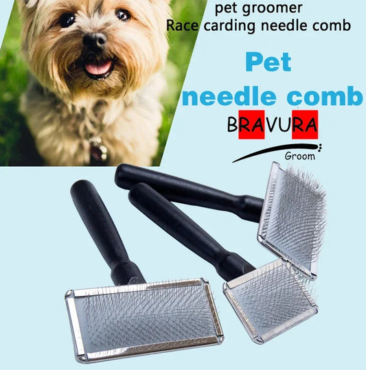 Steel Needle Pet Grooming Comb for Cats And Dogs - Hair Brush Pet Race Beauty Supplies Cat Comb Dog Comb