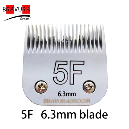 Professional Dog Clipper Precision Blade Set A5 Type Knives Adapter Compatible with Most Andis Oster Series for Pet Grooming