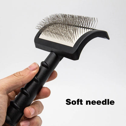 Curved comb Steel Needle Beauty Supplies Comb Cat Hair Cat Comb Dog Comb Pet Dog Hair Pet Brush pet groomer pet hair