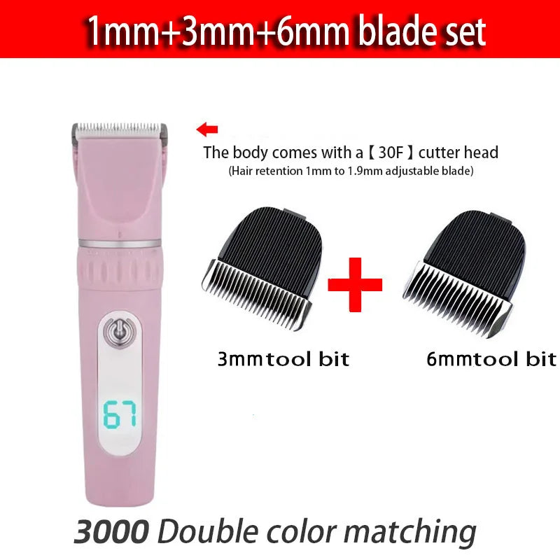 Professional Cordless Pet Grooming Kit for Dogs And Cats - Animal Clipper Kit for Efficient Hair Trimming