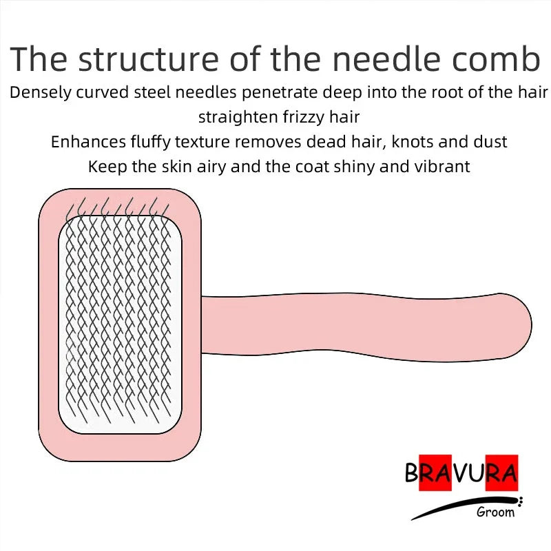 Steel Needle Beauty Supplies Comb Cat Hair Cat Comb Dog Comb Pet Dog Hair Pet Brush pet groomer pet hair pet race