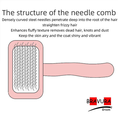 Steel Needle Beauty Supplies Comb Cat Hair Cat Comb Dog Comb Pet Dog Hair Pet Brush pet groomer pet hair pet race
