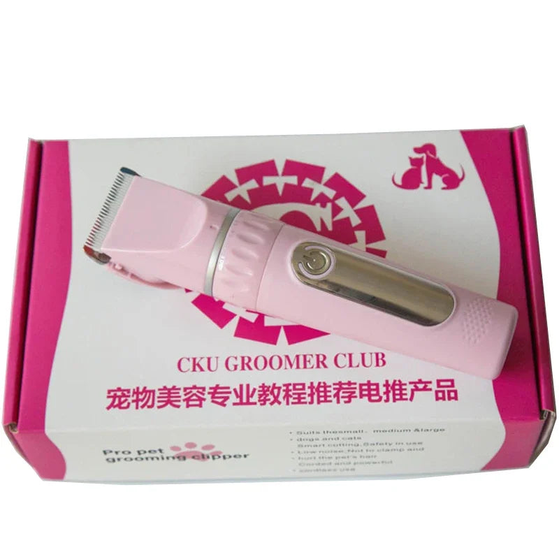 Professional Cordless Pet Grooming Kit for Dogs And Cats - Animal Clipper Kit for Efficient Hair Trimming