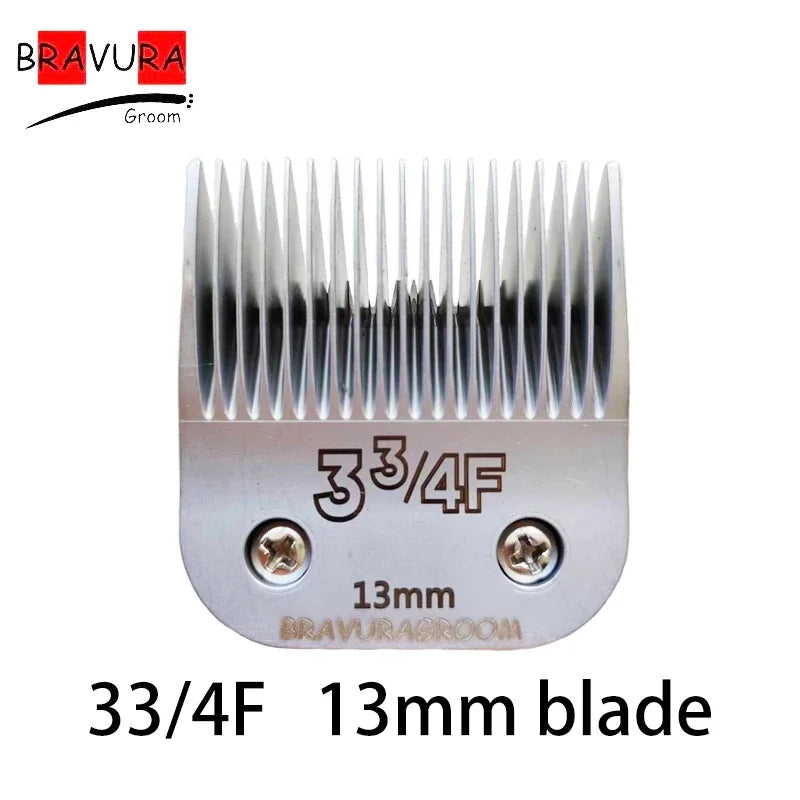 Professional Dog Clipper Precision Blade Set A5 Type Knives Adapter Compatible with Most Andis Oster Series for Pet Grooming