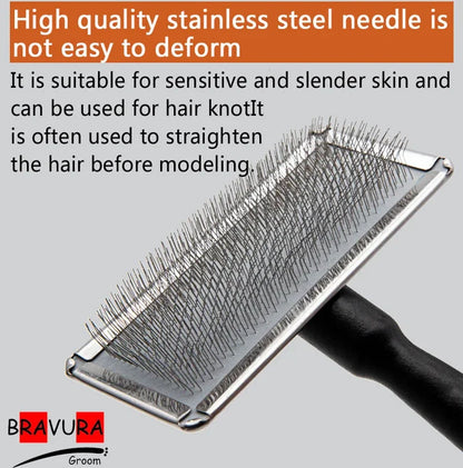 Steel Needle Pet Grooming Comb for Cats And Dogs - Hair Brush Pet Race Beauty Supplies Cat Comb Dog Comb