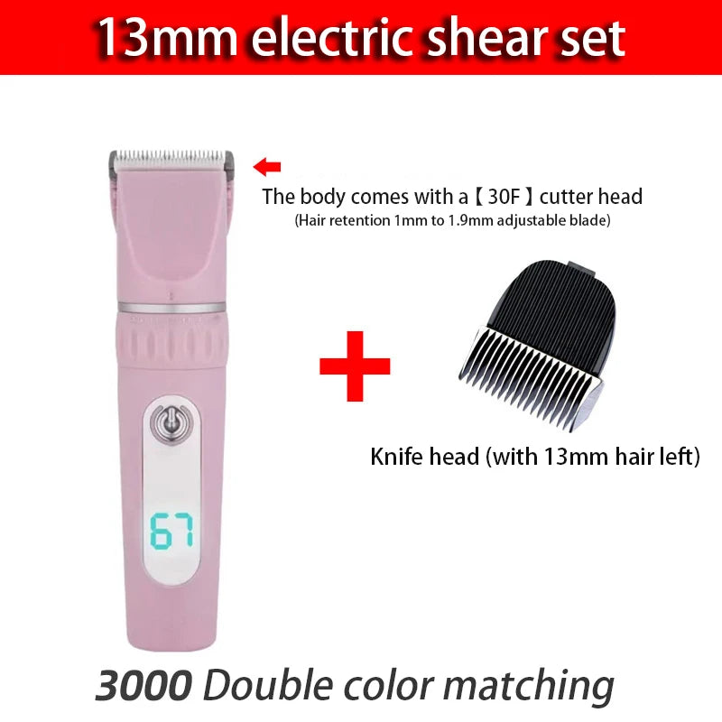 Professional Cordless Pet Grooming Kit for Dogs And Cats - Animal Clipper Kit for Efficient Hair Trimming
