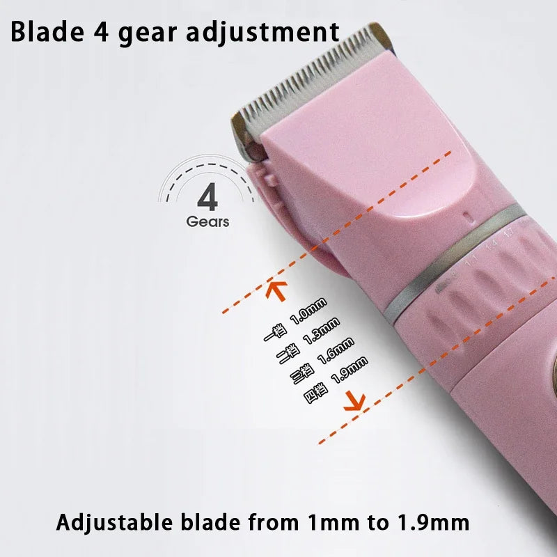 Professional Cordless Pet Grooming Kit for Dogs And Cats - Animal Clipper Kit for Efficient Hair Trimming