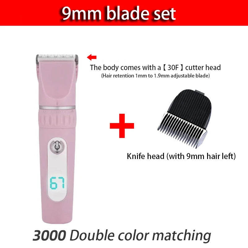 Professional Cordless Pet Grooming Kit for Dogs And Cats - Animal Clipper Kit for Efficient Hair Trimming