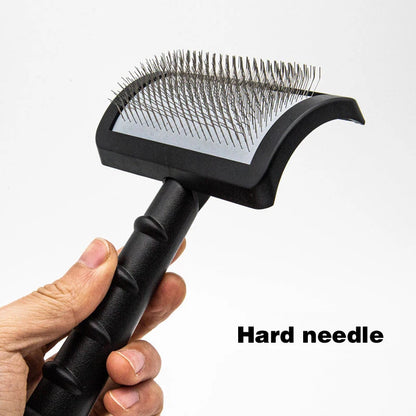 Curved comb Steel Needle Beauty Supplies Comb Cat Hair Cat Comb Dog Comb Pet Dog Hair Pet Brush pet groomer pet hair