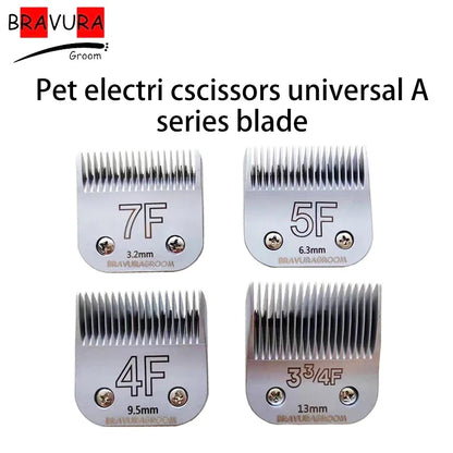 Professional Dog Clipper Precision Blade Set A5 Type Knives Adapter Compatible with Most Andis Oster Series for Pet Grooming