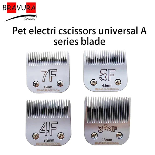 Professional Dog Clipper Precision Blade Set A5 Type Knives Adapter Compatible with Most Andis Oster Series for Pet Grooming