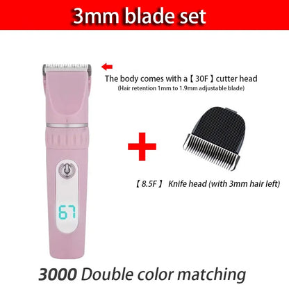 Professional Cordless Pet Grooming Kit for Dogs And Cats - Animal Clipper Kit for Efficient Hair Trimming
