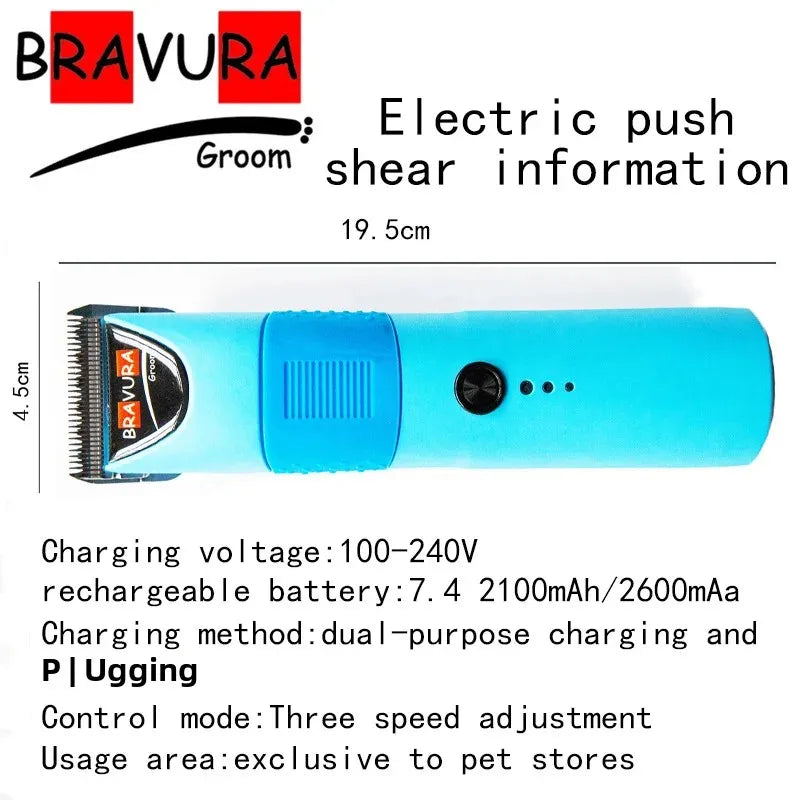 Professional Electric Pet Dog Shaver High-Power Clipper Multicolour Hair Cutting Tool for Large Dogs Haircut Machine