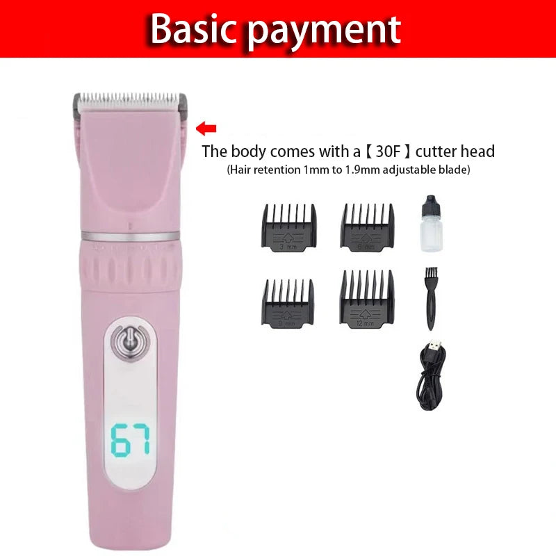 Professional Cordless Pet Grooming Kit for Dogs And Cats - Animal Clipper Kit for Efficient Hair Trimming