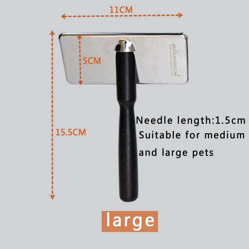 Steel Needle Pet Grooming Comb for Cats And Dogs - Hair Brush Pet Race Beauty Supplies Cat Comb Dog Comb